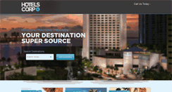 Desktop Screenshot of hotelscorp.com